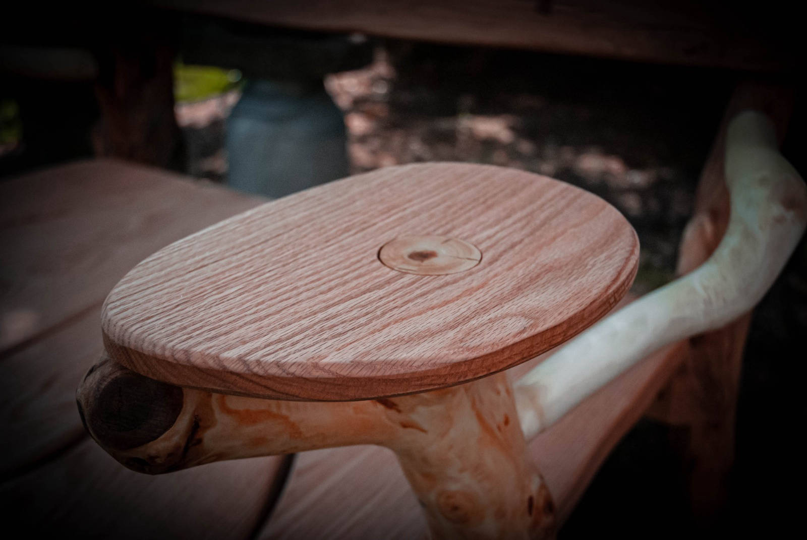 Detail Gartenbank Holz Holzarbeiten Blochwitz